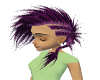 purple crazy hair