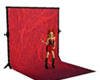 Red Leather Backdrop