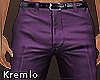 Suit Pants Purple