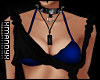 xMx:Ruffled Blue Bikini