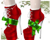 *cp*Xmas Boots Red/Gree