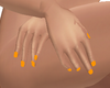 Nails Orange (hands)