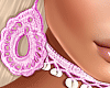 Pink Crochet Earring
