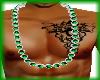 Mens Emerald Gem Chain