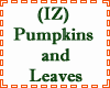 (IZ) Pumpkins and Leaves