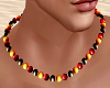 Yellow-Black Coral Beads
