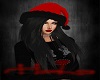 ♓ Xmas Hat Black/Red B