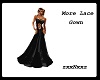 More Lace Gown BLACK