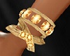 D pulsera dorada
