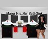 Manor His_Her Bath Sink