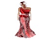 *Ney* Red&White RoseGown