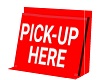 Pickup Here Counter Sign