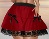 Lace Skirt RL red