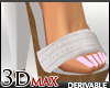 Derivable White heels