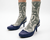 Purple-Slingback Socks