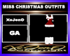 MISS CHRISTMAS OUTFITS