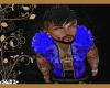 Micky Blue Fur Puffer