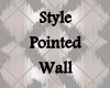 6v3| Style Pointed Wall