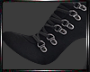 Z Black Rivet Suede