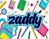 ZaddyDom Teal Headsign