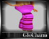 Glo*StripedFlarePink/Red