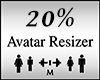 Avatar Scaler 20%