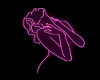Neon Girl TP Sign