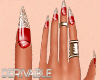 DRV Nails+Rings Red G