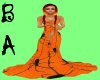 [BA] Orange Spider Gown