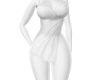 White Slit Dress