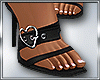 B*  Black Sandals