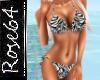 Black White Tiger Bikini