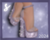 𝓼* bunny heels purple