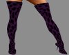 ! Leopard boots (purple)