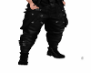 plack pants with belts