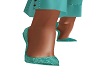 Turquiose Heels