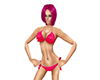 m28 falbala bikinis pink
