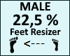 Feet Scaler 22,5% Male
