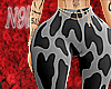 Grey cow legging