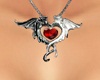 SL Heart Dragon Necklace