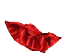 red cuddle pillow