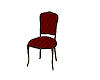 Vintage chair rich red