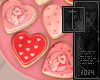 Marie Heart cookies