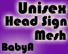 BA Unisex Head Sign Mesh