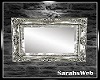 Ornate Silver Mirror