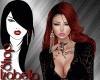 Hair Upala Red