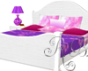 PInk White Trigger Bed