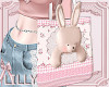 coquette bunny bag