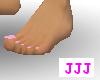 Dainty feet & pink nails