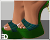 Christmas Green Heels